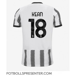 Juventus Moise Kean #18 Hemma Matchtröja 2022-23 Kortärmad